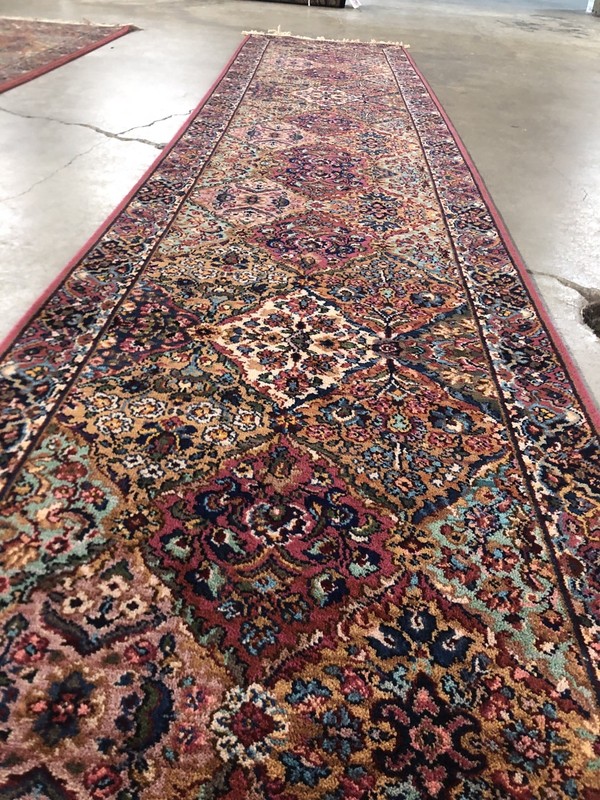 KARASTAN RUNNER ~ MultiColor Panel Kirman KARASTAN 717 Rug Size 2.10x15 gallery