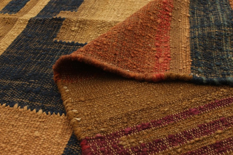 Vintage Hand Woven Area Rug 8'2" x 9'4" Traditional Wool Oriental Carpet gallery