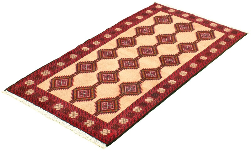 Vintage Hand-Knotted Area Rug 3'3" x 5'11" Traditional Oriental Wool Carpet gallery