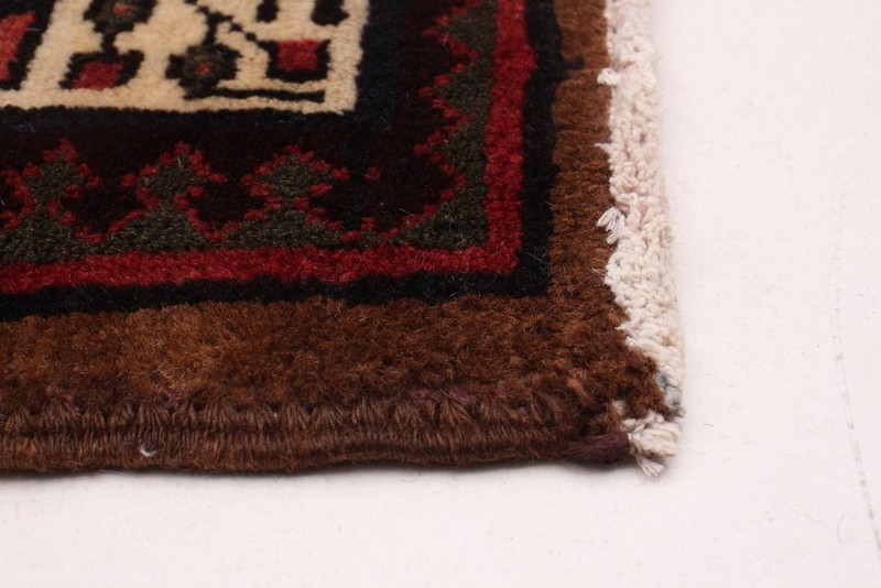 3'6" x 11'0" Vintage Hand-knotted Runner Rug Traditional Oriental Wool Carpet gallery