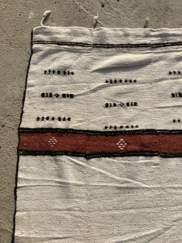 Vintage Handmade Traditional Beautiful African Kilim Floor Rug Carpet 210x108 cm gallery