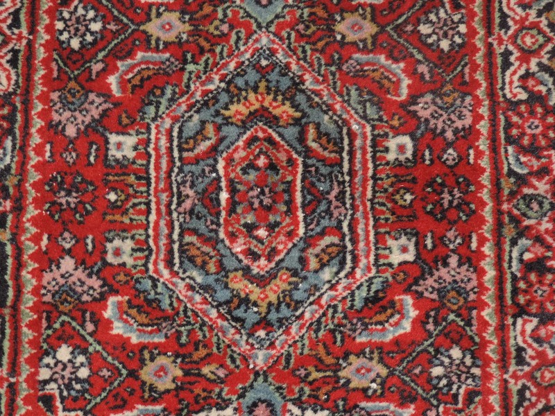 2x3ft. Handmade Indo Bijar Wool Rug gallery
