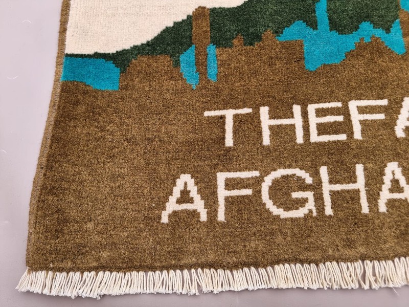 Handmade Afghan Tribal Historical War Rug Area History War Rug 120x80 Cm gallery