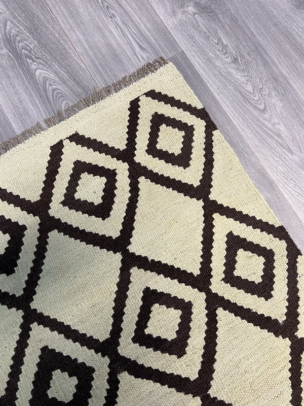 Vintage Kilim Traditional Hand Made Oriental Wool Kilim 7ft10inx5ft 242cmx181cm gallery