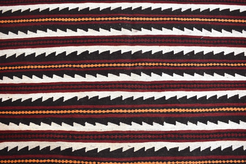 Handwoven Afghan Qalaino Kilim Rug 5x16 White Hallway Corridor Long Wide Runner gallery
