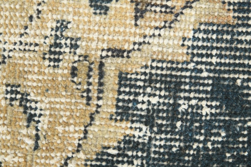 Turkish Door Mat Rug Antique Wool Carpet Vintage Small Oushak Rug 1x4 ft,958 gallery