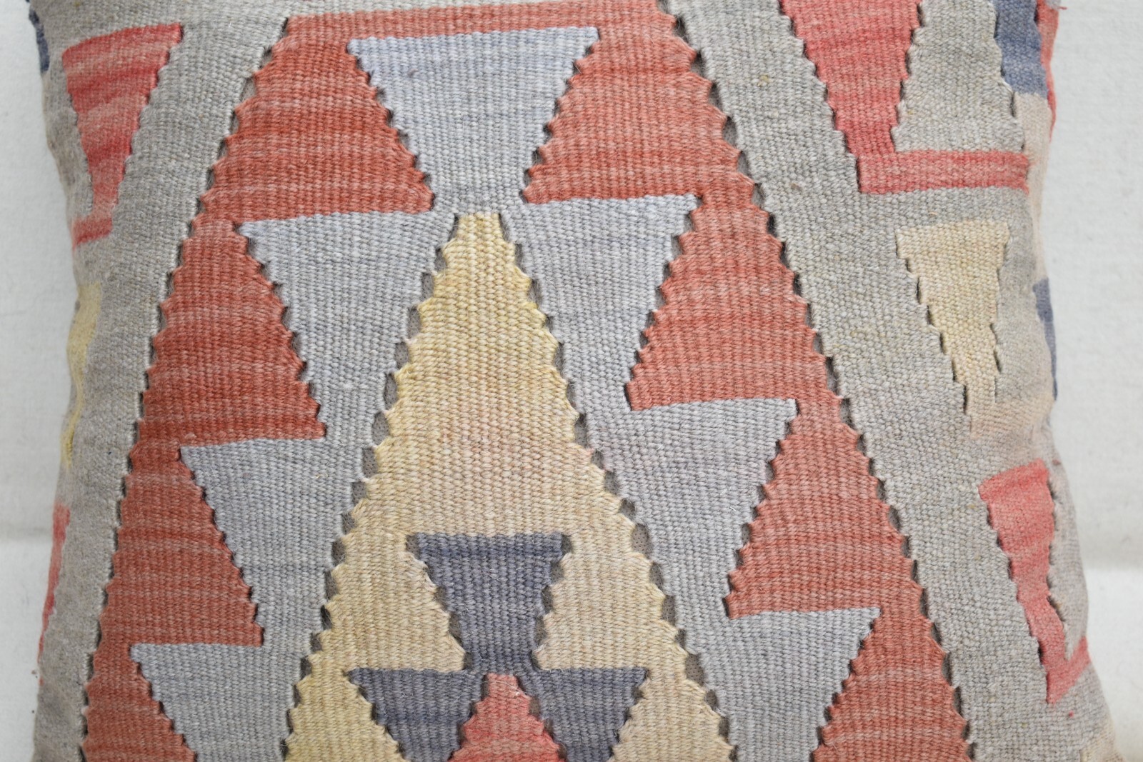 16''x16'' Decorative Handmade Turkish Kilim Pillow Cover Sofa Rug Cushion Cover gallery