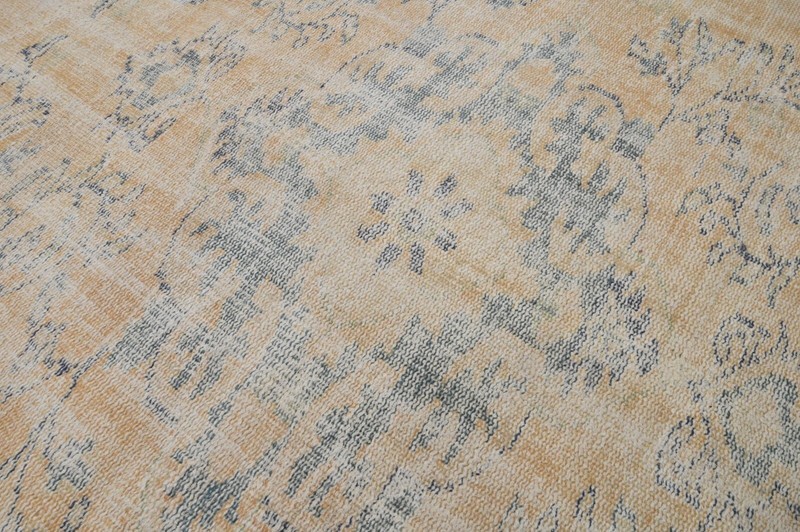 Oushak Turkish Vintage Rug 6x9 Kilim Rug Anatolian Handmade Boho Decor ORANGE gallery
