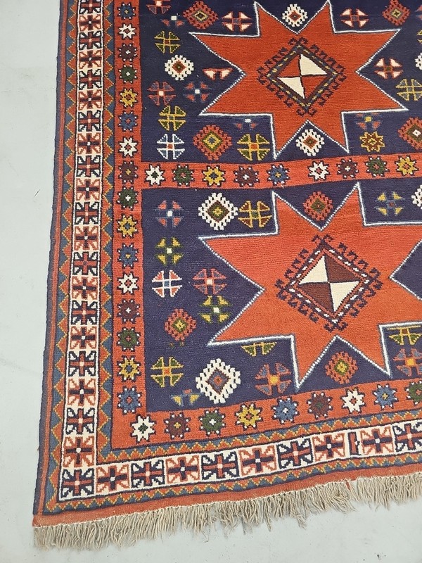 Hand-knotted Caucasian 100% Wool Shirvan Azerbaijan Fine Area Rug 3'10"×6'3" gallery