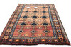 Terra Cotta Geometric Tribal Turkish 4' 11" x 7' 7" Brown Hand Knotted Area Rug gallery