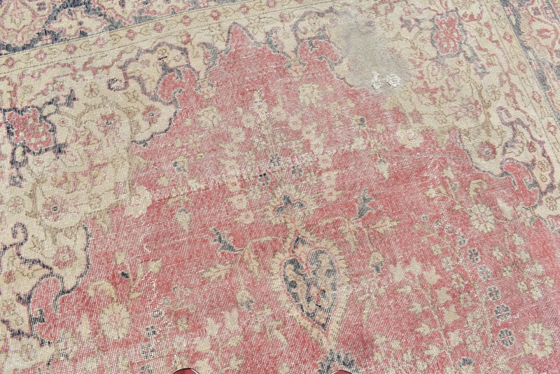 Oushak Rug 245x399cm Vintage Muted Color Medallion Oriental Design 8x13 Turkey gallery