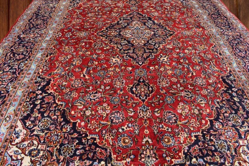 9'10 x 13'10 Vintage Semi Antique Handmade Wool Area Rug Oriental Carpet 10 x 14 gallery