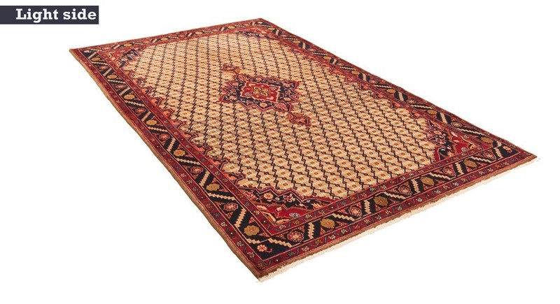 Koliai 260x155 cm Carpet Hand Knotted Oriental Rug Beige Nomadic gallery