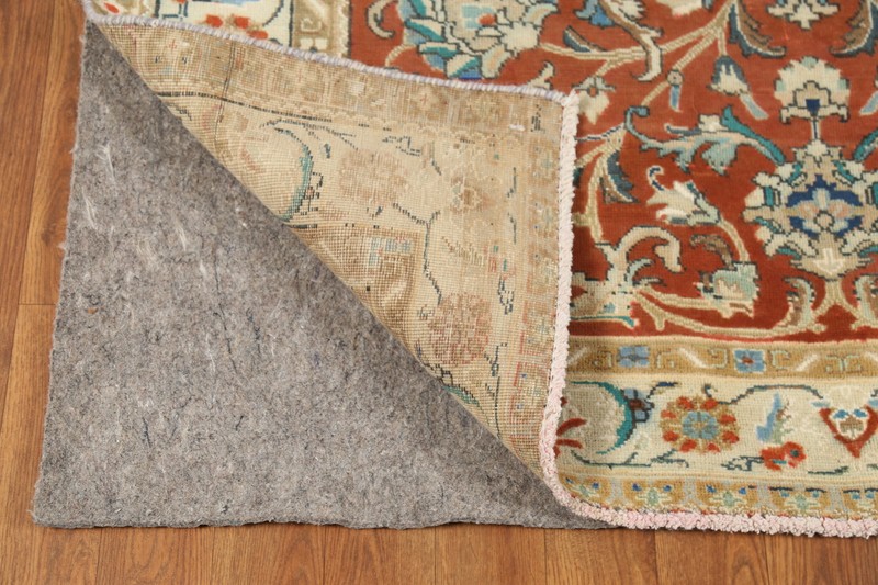 Rust/ Ivory Vintage Overdyed Wool Traditional Rug 4x6 ft Hand-knotted Carpet gallery