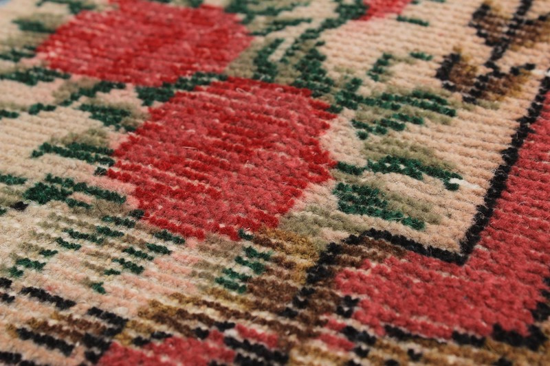 Vintage Hand-Knotted Area Rug 5'9" x 9'10" Traditional Oriental Wool Carpet gallery