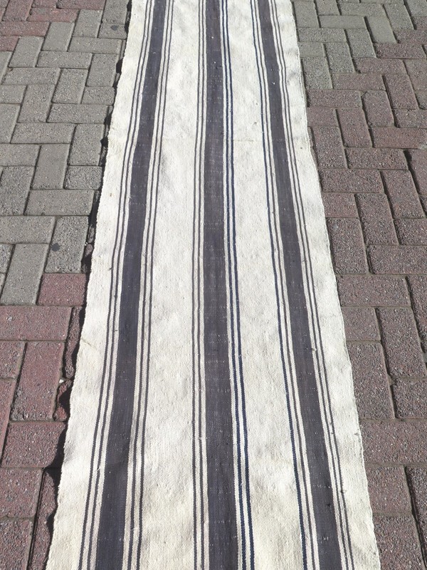 Rug Runner, Stairs Rug, Hallway Rug, Wool Kilim Runner, Carpet Runner 26"x116" gallery