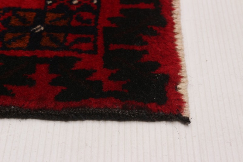Vintage 4'7" x 12'4" Traditional Hand Knotted Vegetable Dye Wool Area Rug gallery
