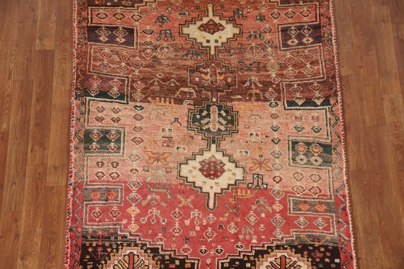 Traditional Vintage Old Rug 4x6 Handmade Wool Carpet gallery
