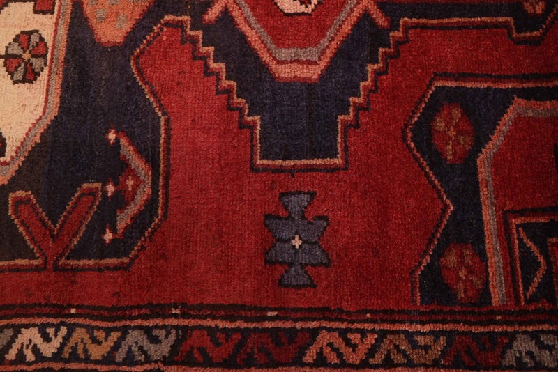 3'6" x 9'8" Vintage Hand-knotted Runner Rug Traditional Oriental Wool Carpet gallery