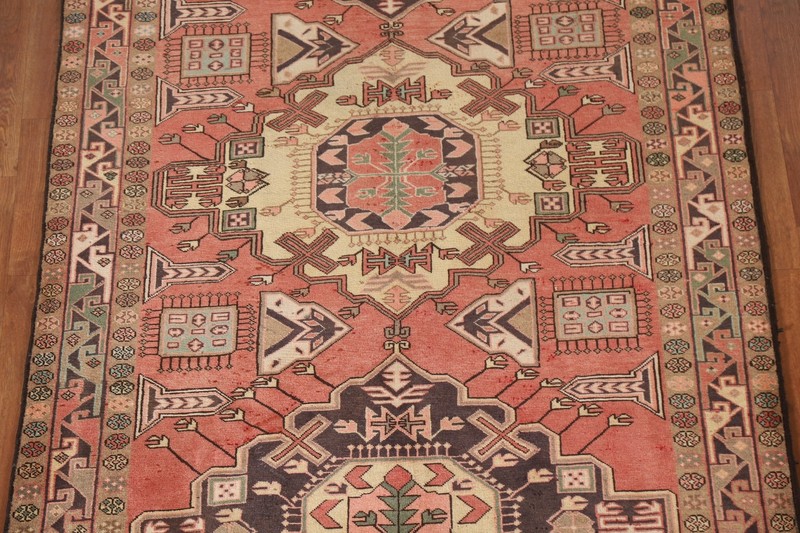 Vintage Geometric Meshkin Tribal Handmade Area Rug 5x10 Nomadic Carpet gallery