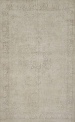 Subtle Muted Antique Area Rug 6×9 Distressed Timeless Medallion Wool Carpet
