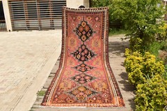 Kars Kilim Rug 5×12 Turkish Handwoven 160x385cm Vintage Wool Tribal Style