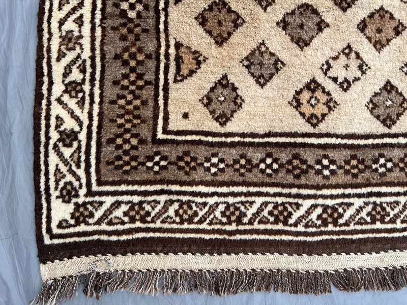 5'6x9'5 Vintage Afghan Baluchi Hand Knotted Wool Rug Tribal Geometric Area Rug gallery