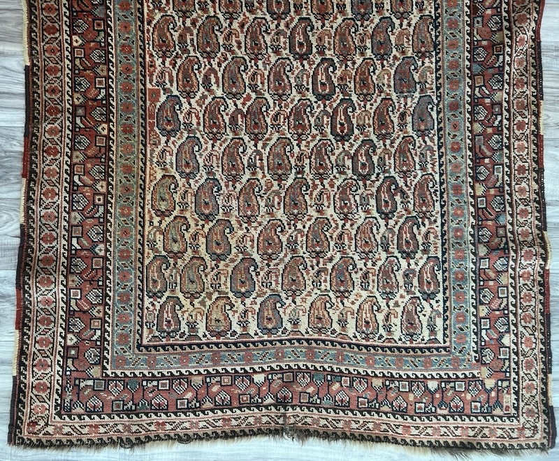 Antique Tribal Rug 4ft X 8ft. gallery