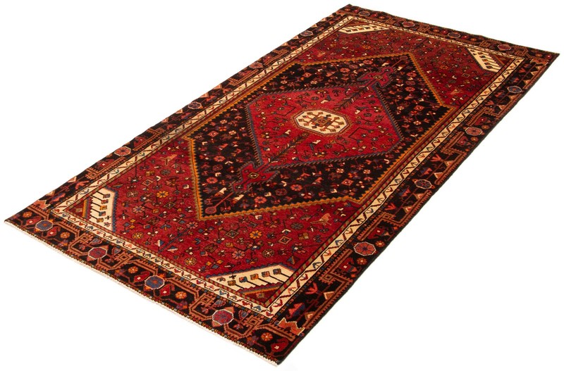Vintage Hand-Knotted Area Rug 4'11" x 9'10" Traditional Oriental Wool Carpet gallery