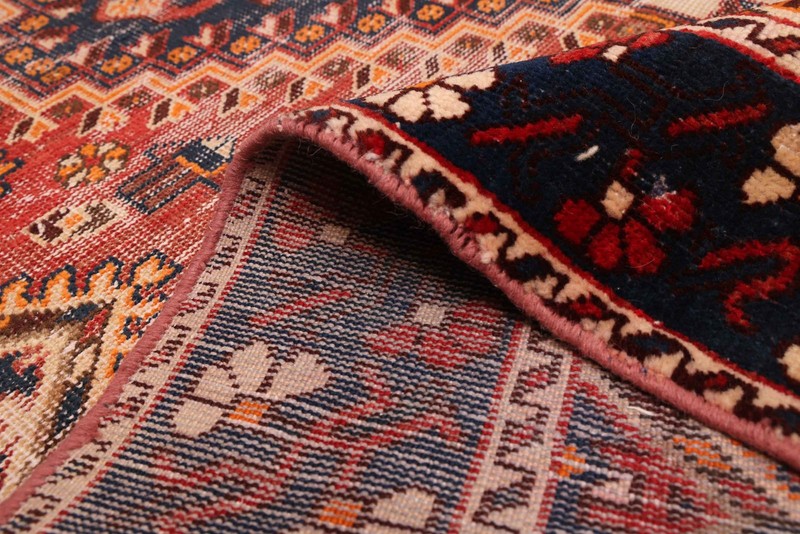 Vintage Geometric Area Rug 5'3" x 9'4" Traditional Hand-Knotted Wool Carpet gallery