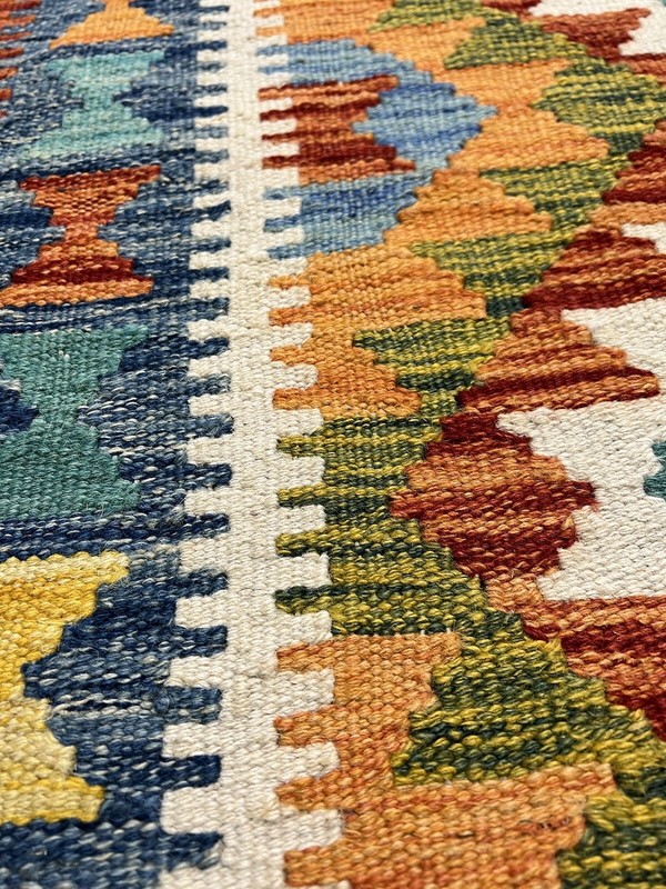 Vintage Kilim Traditional Hand Made Oriental Wool Kilim 5ftx3.2ft 152cmx102cm gallery