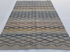 Vintage Handmade Traditional Geometric Multicolor Kilim Rug Carpet 238x164cm