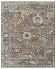Handknotted Brown Floral Geometric Rug 8x10 ft gallery