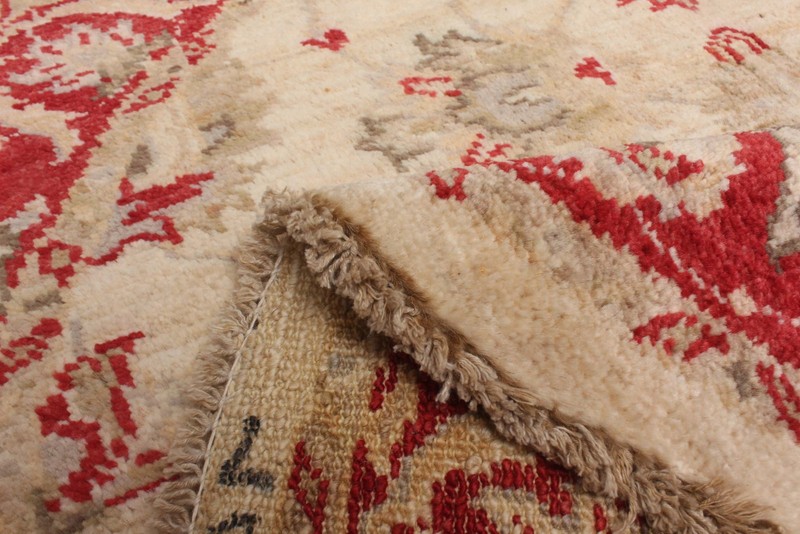 Vintage Hand-Knotted Area Rug 3'1" x 3'2" Traditional Oriental Wool Carpet gallery