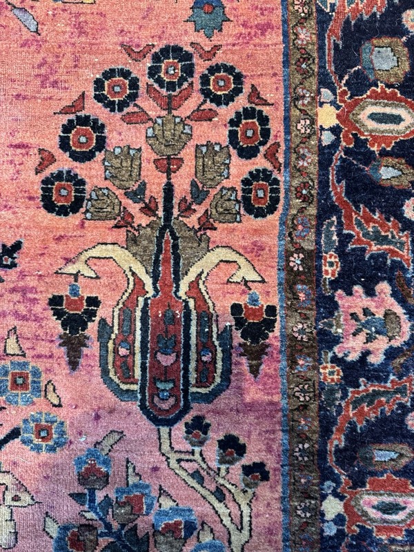 Fantastic Handmade Antique Mohajeren Sarouk Rug C.1900 Amazing Condition 6’5x4’3 gallery