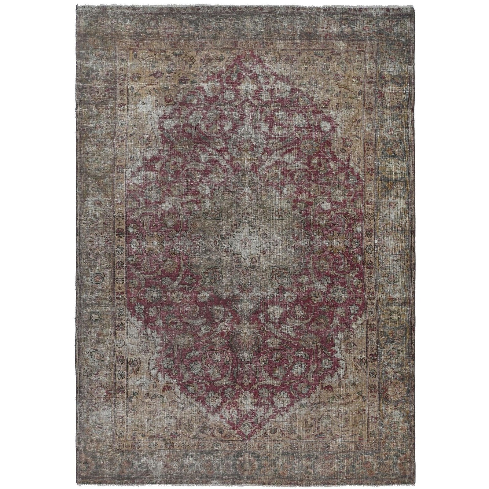 6'0" x 9'6" Ravello East Vintage Hand-Knotted Wool Area Rug gallery