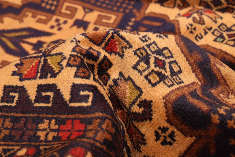 Vintage Hand-Knotted Area Rug 3'4" x 6'5" Traditional Oriental Wool Carpet gallery