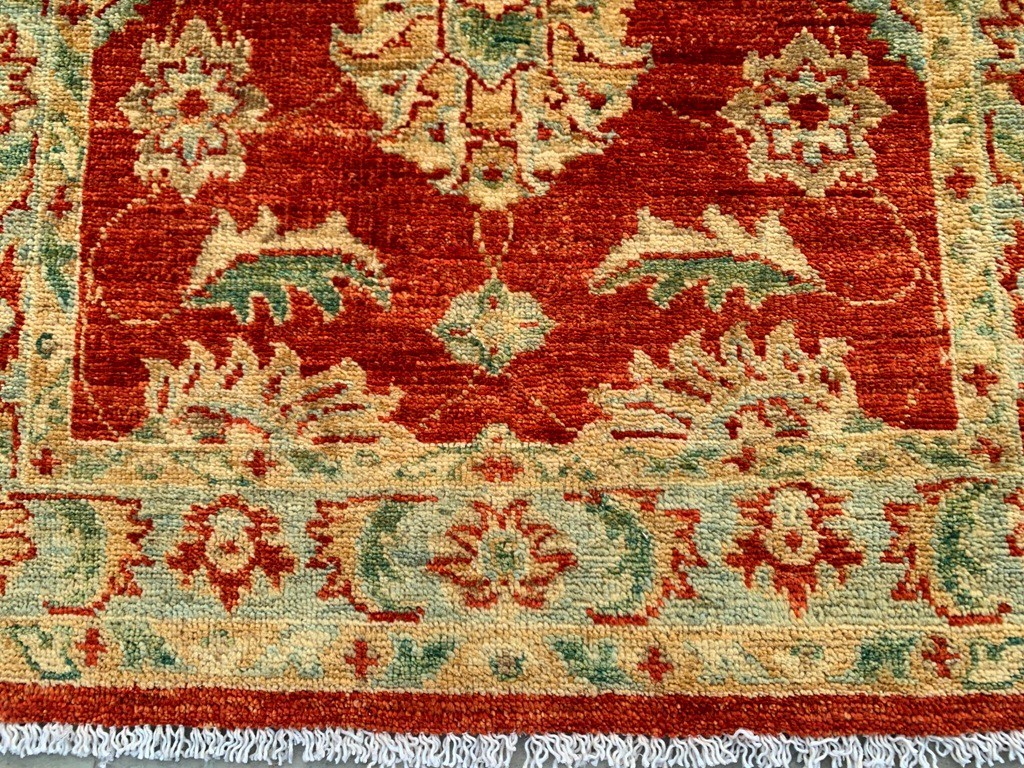 Modern Afghan Rug, Hand-Knotted Chobi Wool, Traditional Area Carpet (3x4 ft.) gallery