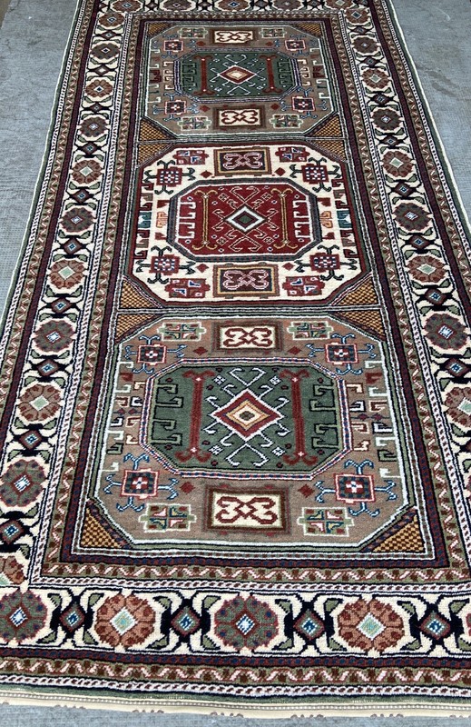 6.5x3.2 FT Handmade Perssian Wool Rug ⚫ FREE SHIPPING ⚫ gallery