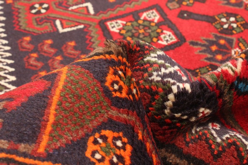 Vintage Hand-Knotted Area Rug 4'2" x 6'9" Traditional Oriental Wool Carpet gallery