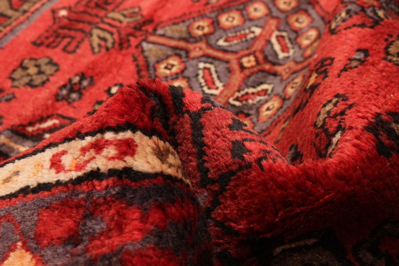 Vintage Hand-knotted Runner Rug 3'8" x 9'2" Traditional Oriental Wool Carpet gallery