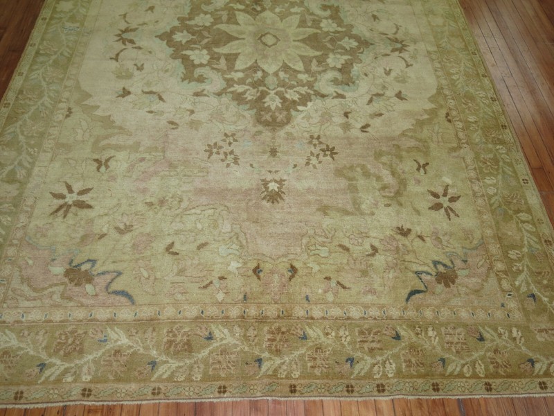 Vintage Turkish Oushak Ushak Rug Size 7'11''x12'1'' gallery