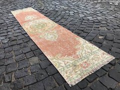 Turkish Antique rug Bohemian Area rug Oushak rug Vintage Rug Handmade Wool rug