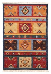 Vintage 5’3″ x 8’1″ Traditional Wool Hand Woven Oriental Area Rug