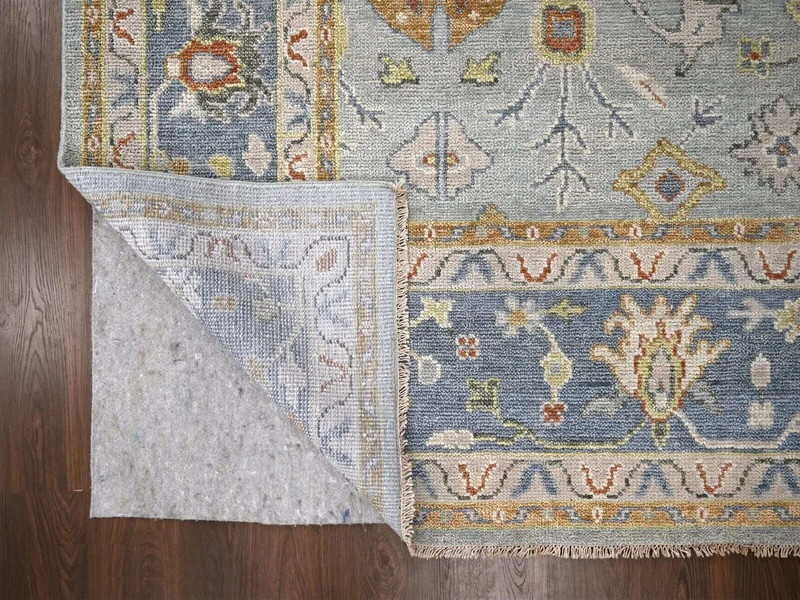 12'x17'8" Louis Blue, Oushak Design, Soft and Vibrant Pile, Natural Dye Oushak gallery