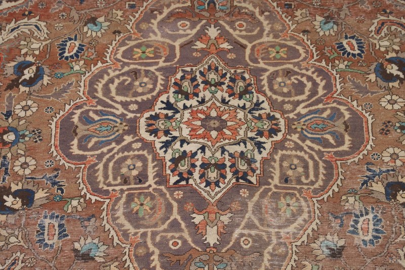 Vintage Floral Area Rug 6x11 Traditional Hand-knotted Wool for Living Room gallery