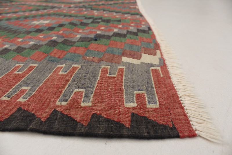 Vintage Hand Woven Area Rug 5'5" x 8'11" Traditional Wool Oriental Carpet gallery