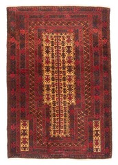 Traditional Vintage Hand-Knotted Area Rug 3’2″ x 4’6″ Oriental Wool Carpet