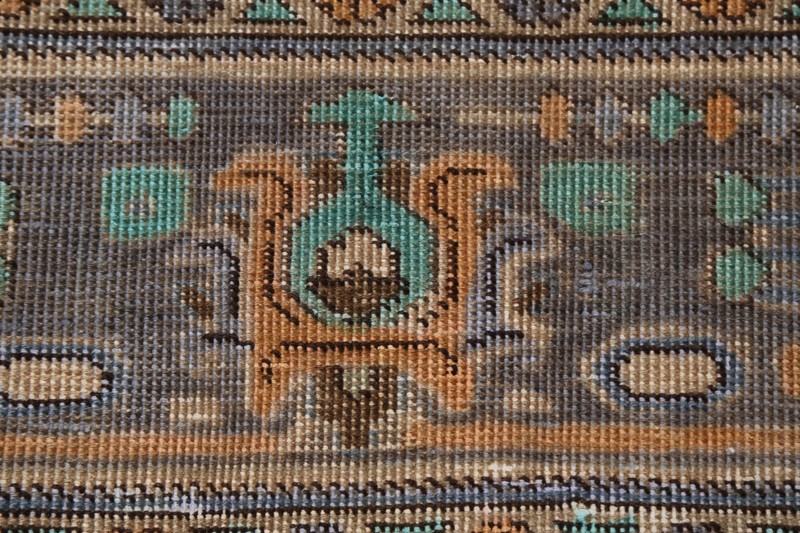 Over-Dyed Handmade Wool Tebriz Area Rug 10x12 Traditional Handmade Carpet gallery
