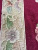 Vtg Hand-Tufted 100%Wool Runner Rug 48” x 24”Floral Accent ,Pink, Used gallery